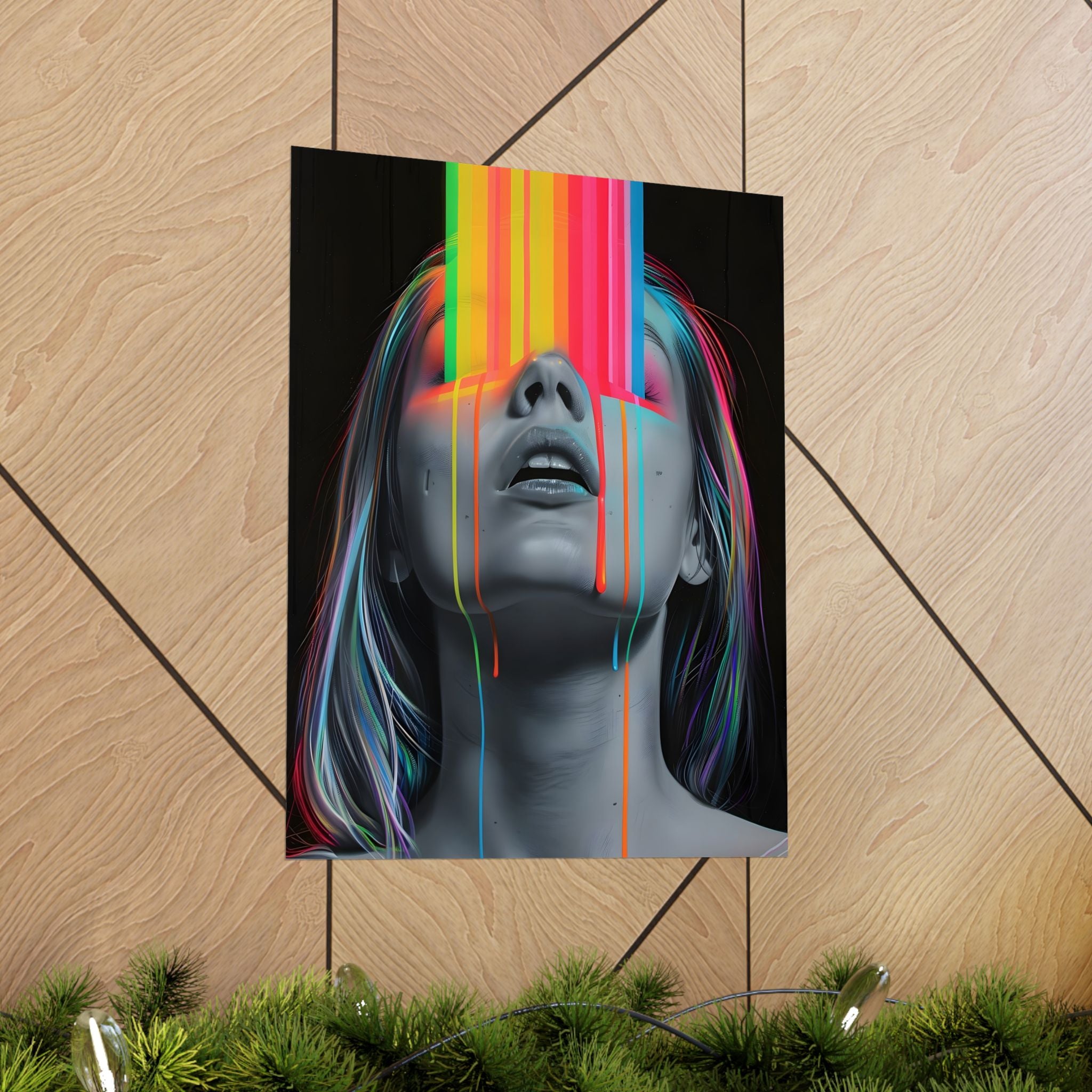 When Colors Become Conscious Matte Vertical Poster — Wall Art