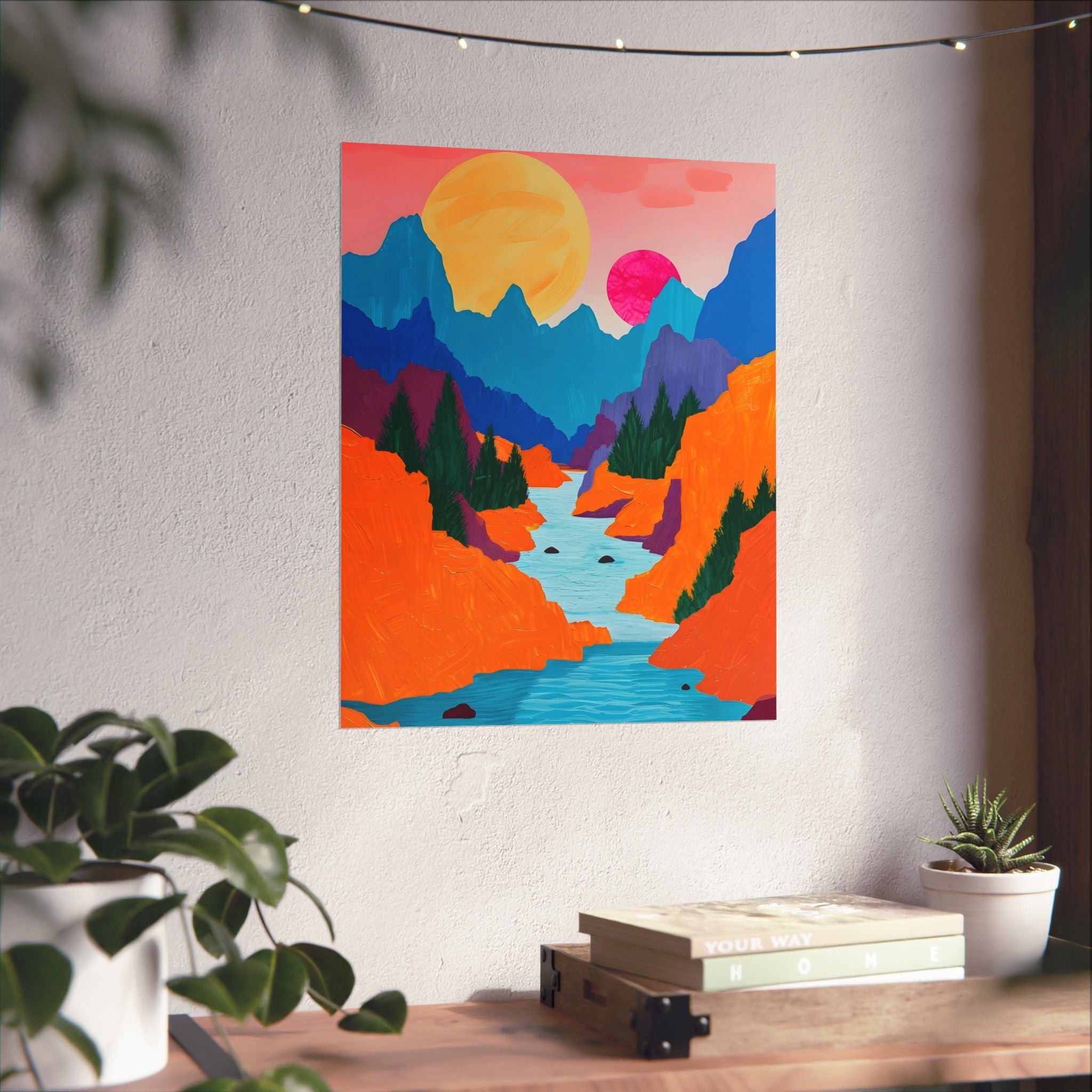 Day at the Shore Matte Vertical Poster — Wall Art