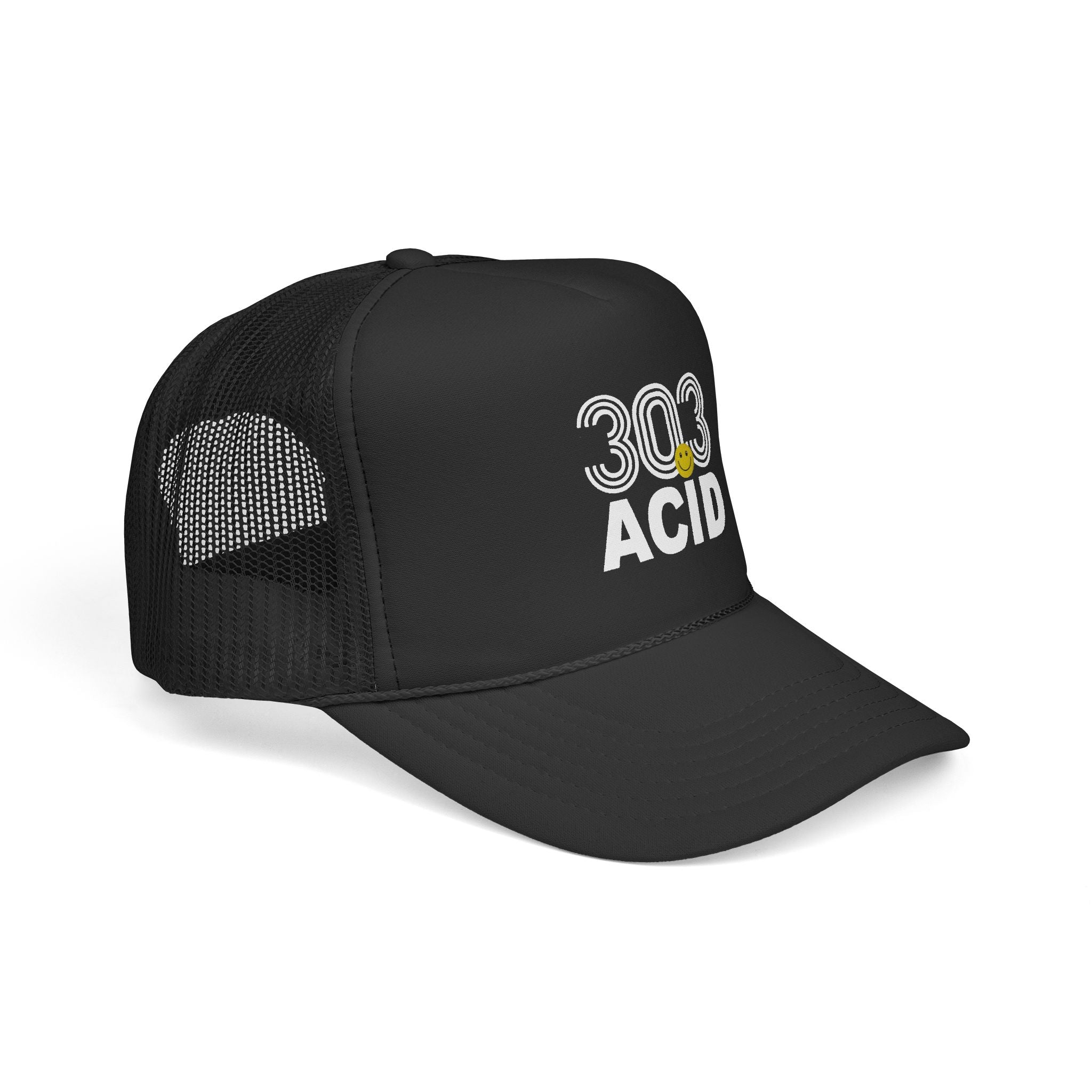303 Acid House Music Logo – Vintage Arch Logo Mesh Hat