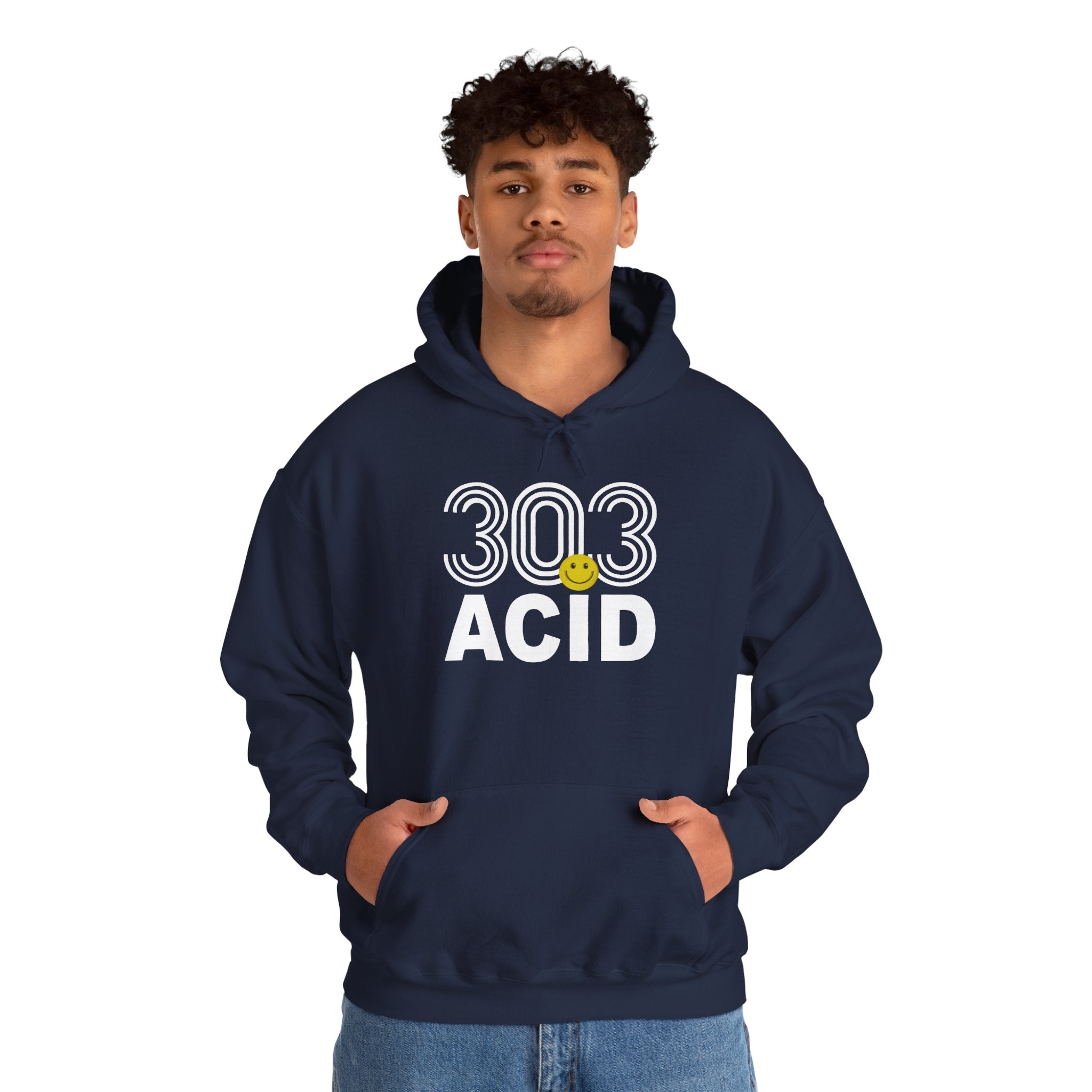 303 Acid House Music Retro Logo — Bold City Pride Pullover