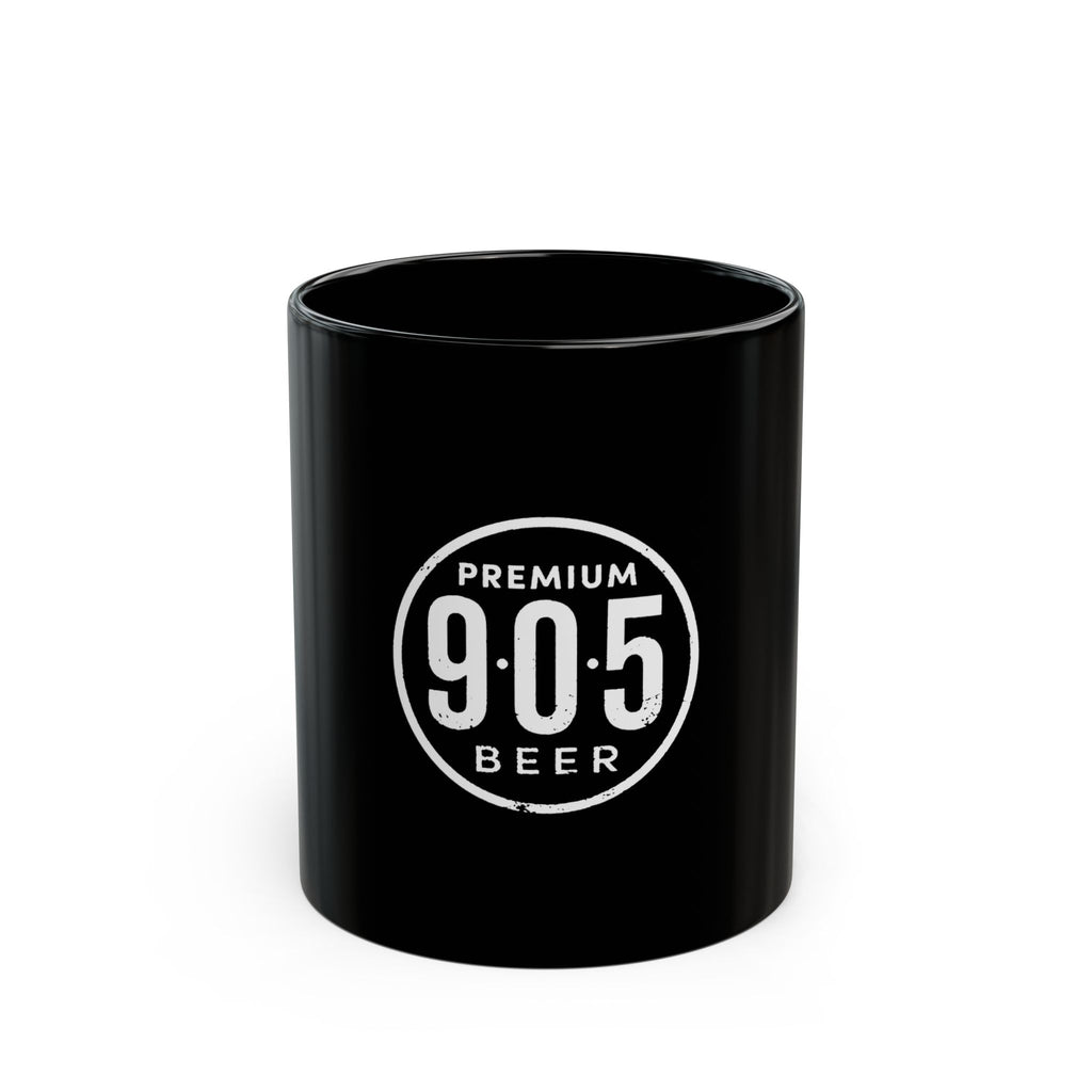 Premium 905 Beer Logo Retro Black Mug (11oz, 15oz)