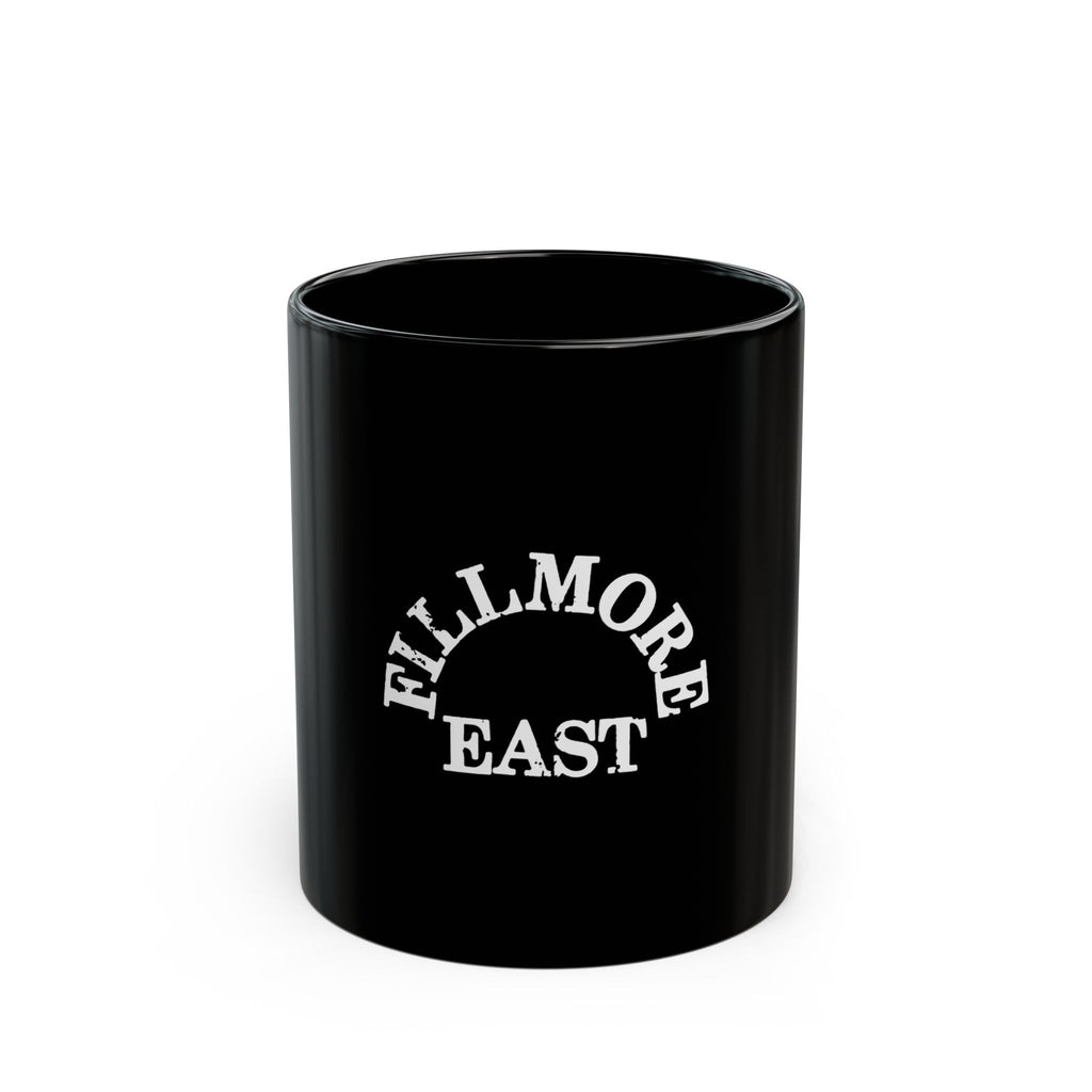 Fillmore East Logo Retro Black Mug (11oz, 15oz)