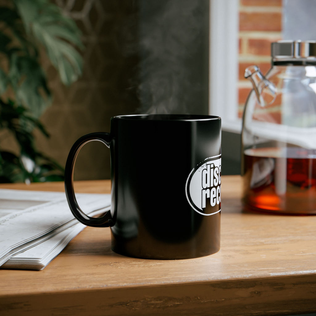 Discount Records Logo  Black Mug (11oz, 15oz)