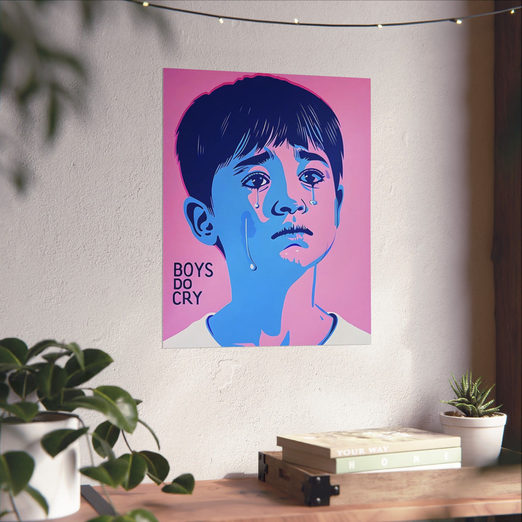 Boys Dont Cry Matte Vertical Poster — Wall Art