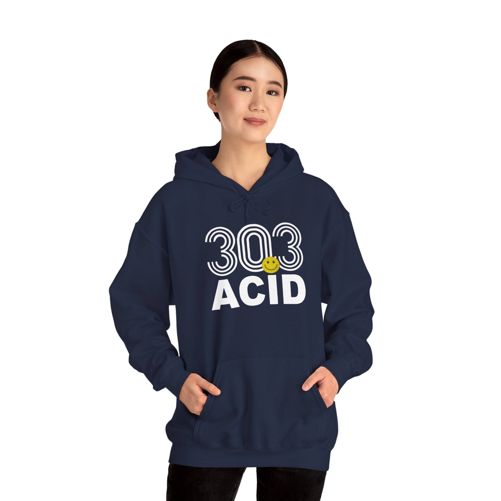 303 Acid House Music Retro Logo — Bold City Pride Pullover