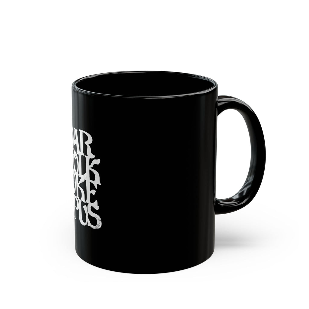 Oar Folk Jokr Opus Logo Black Mug (11oz, 15oz)