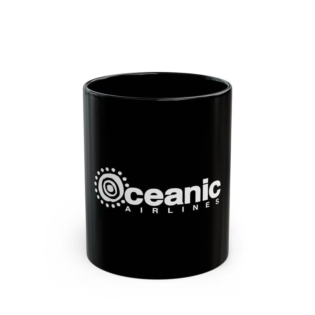 Oceanic Airline Logo Retro Black Mug (11oz, 15oz)
