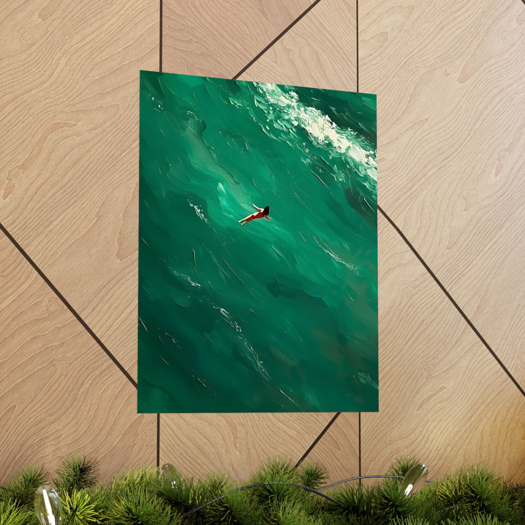 Where the Ocean Holds Its Breath Matte Vertical Poster — Style Wall Art