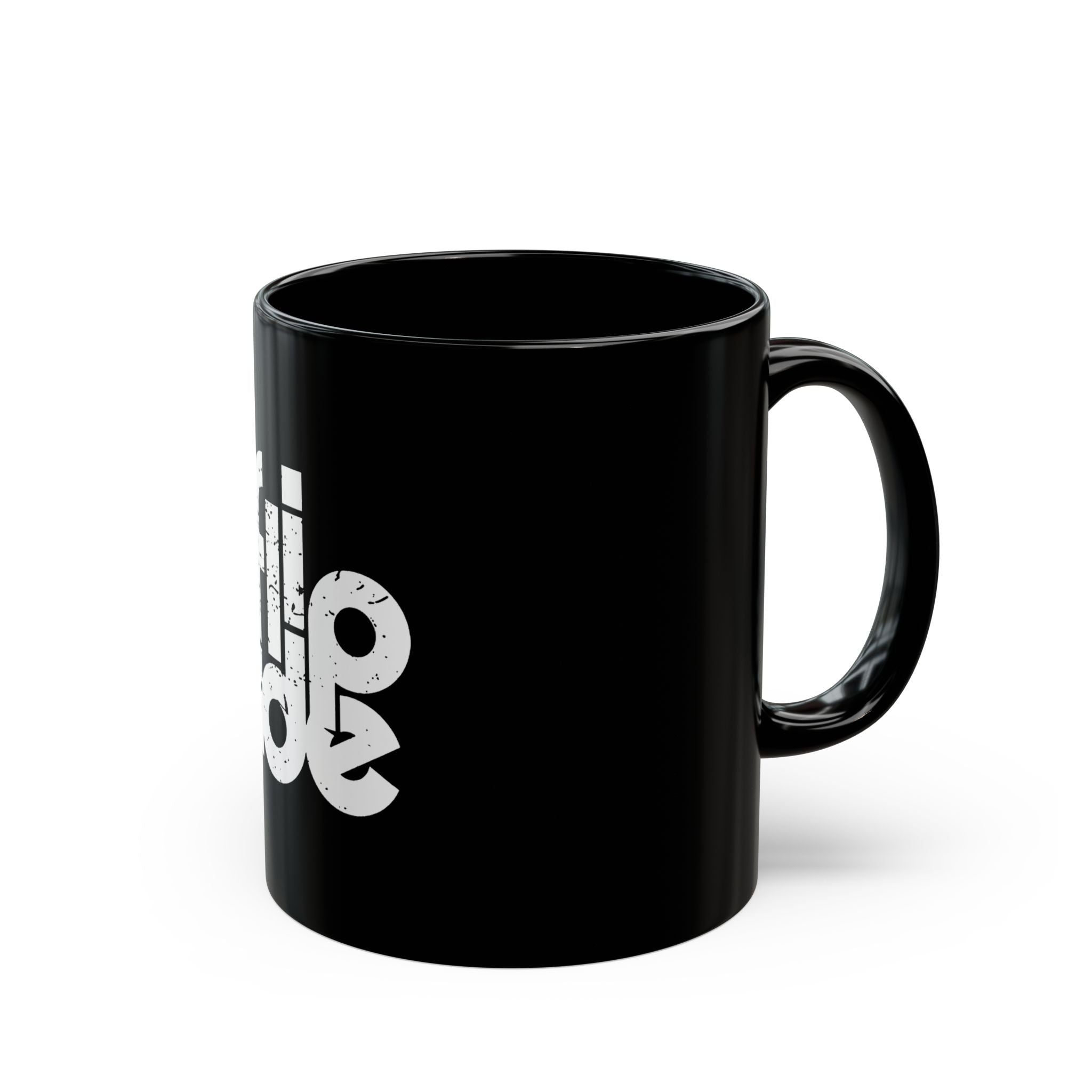 The Flip Side Retro Logo  Black Mug (11oz, 15oz)