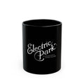 Electric Park Logo Retro Black Mug (11oz, 15oz)