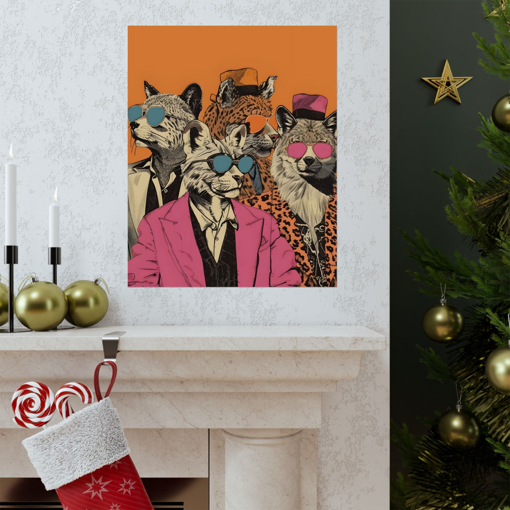 The Feline Funk Society Matte Vertical Poster — Wall Art