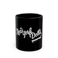 New York Dolls Logo Retro Black Mug (11oz, 15oz)