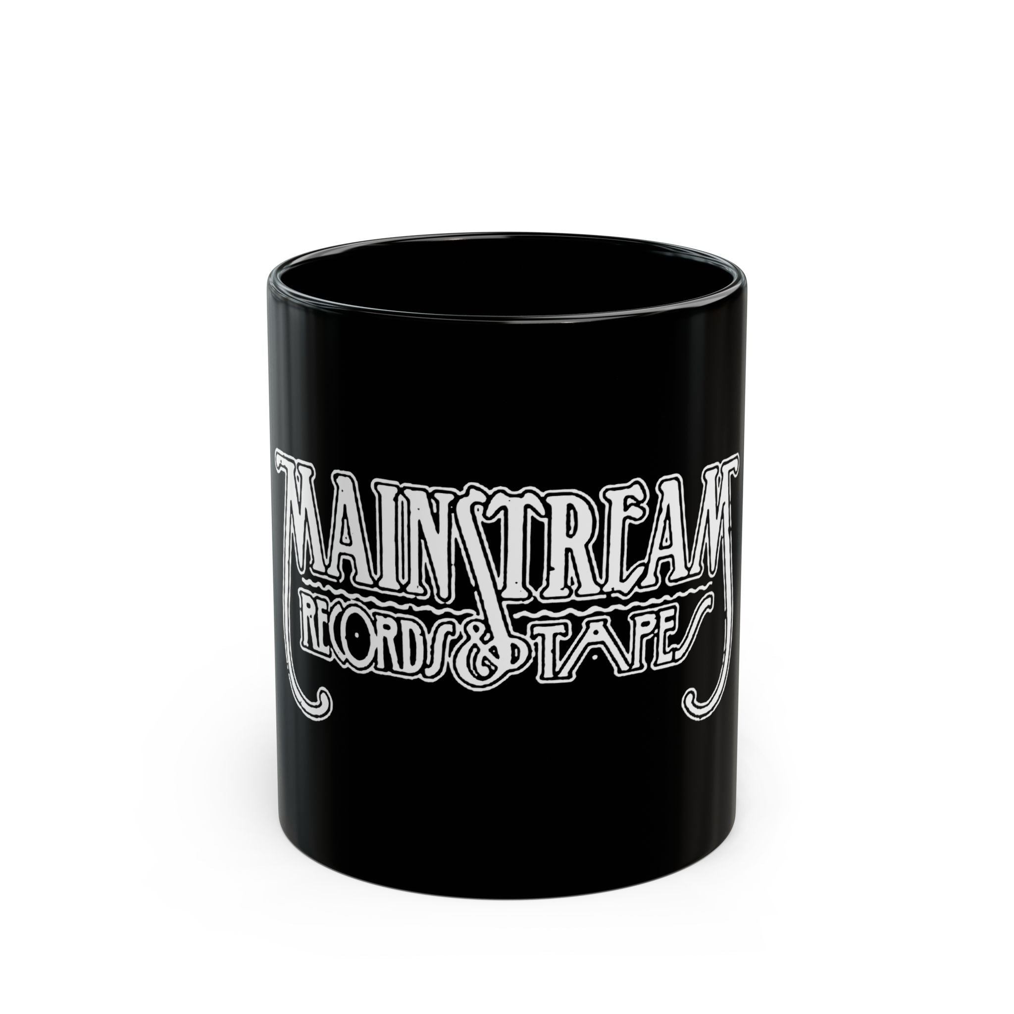 Mainstream Record Logo  Black Mug (11oz, 15oz)