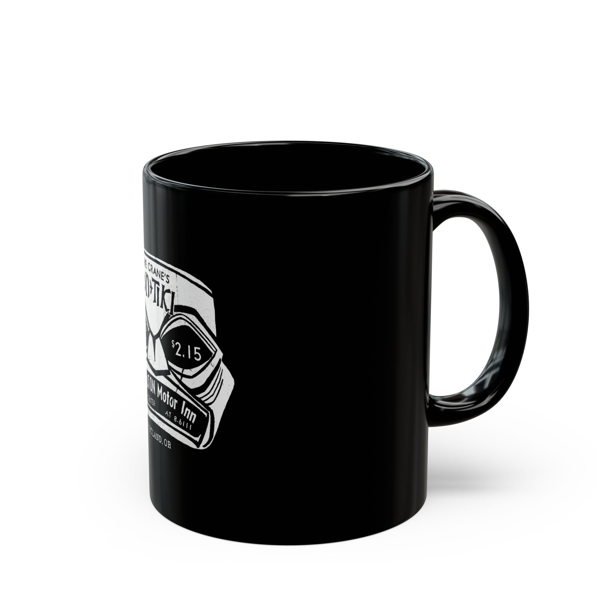 Kontiki Sheraton Logo Retro Black Mug (11oz, 15oz)