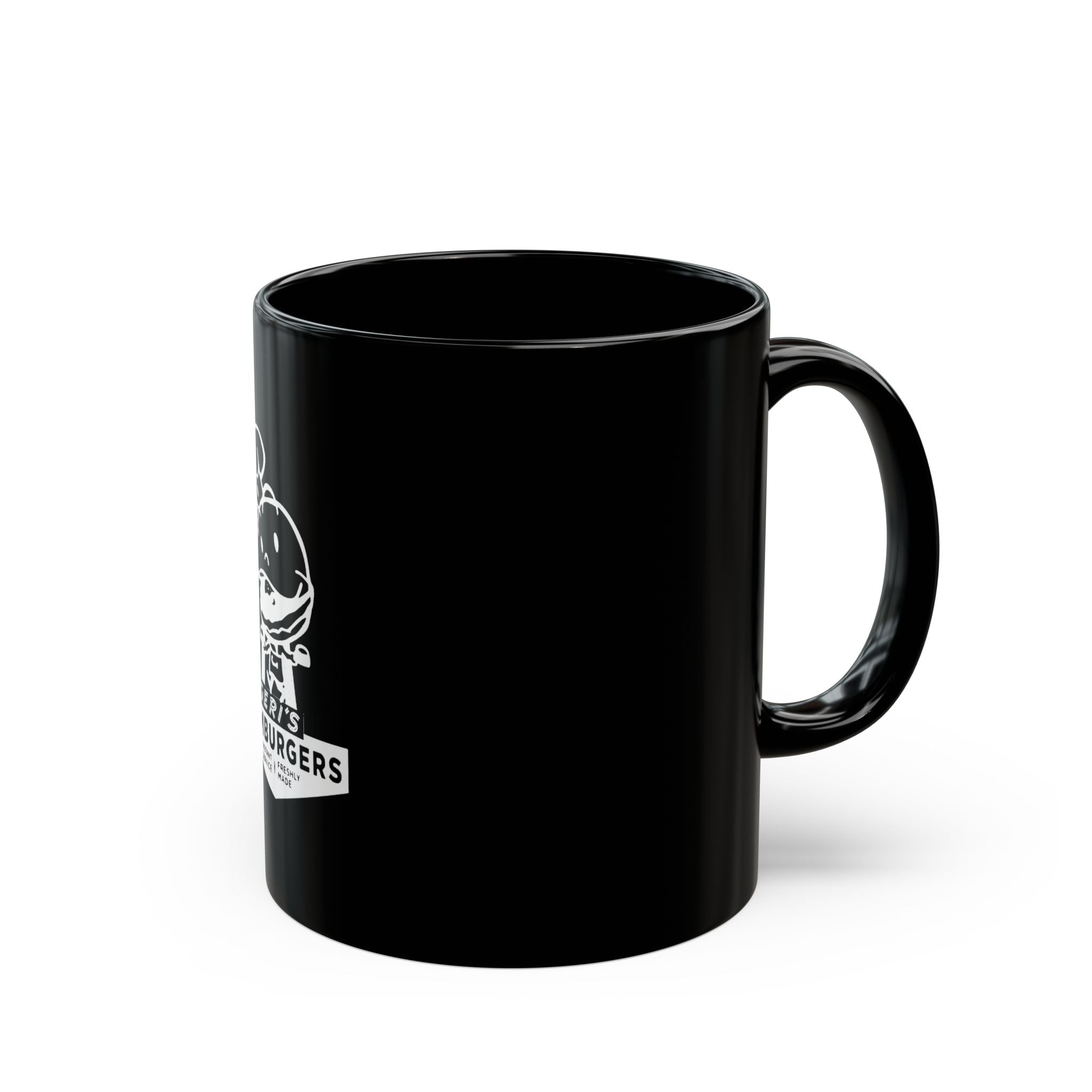 Geri Hamburgers Logo  Black Mug (11oz, 15oz)
