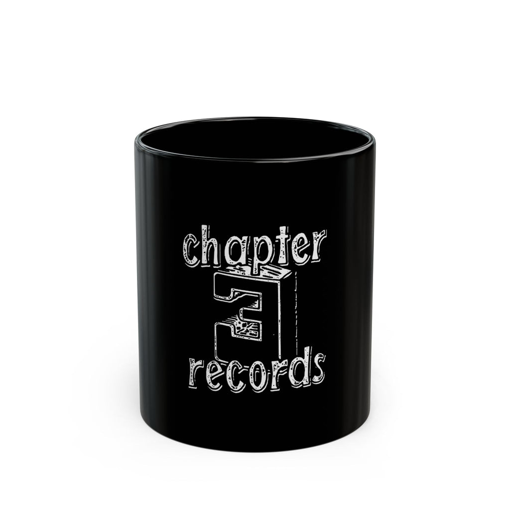 Chapter 3 Records Record Logo  Black Mug (11oz, 15oz)
