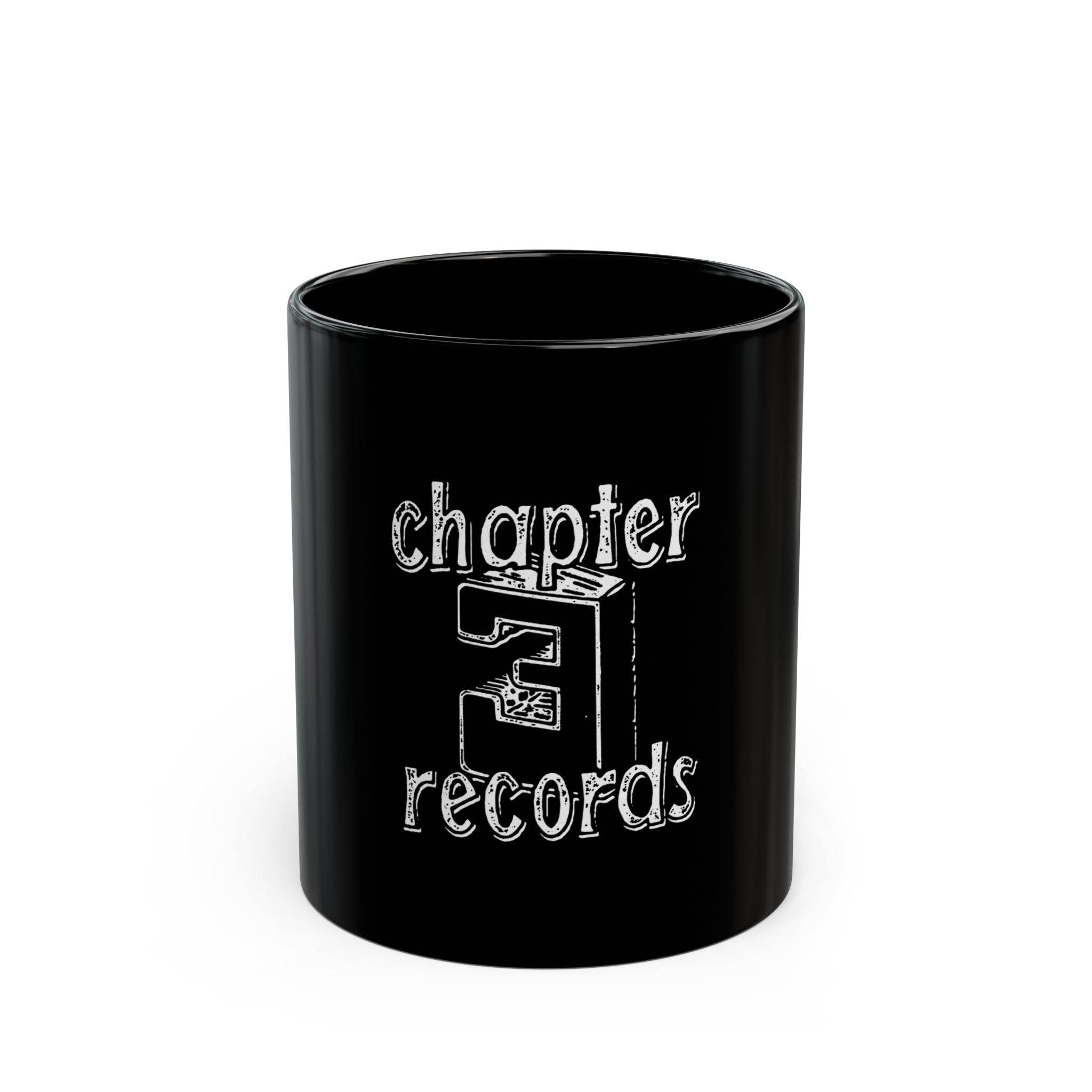 Chapter 3 Records Record Logo  Black Mug (11oz, 15oz)