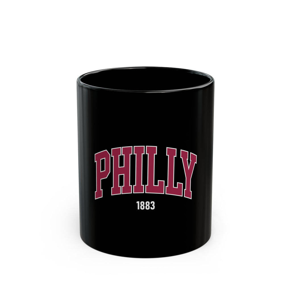 Philly 1883 Logo Retro Black Mug (11oz, 15oz)