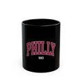 Philly 1883 Logo Retro Black Mug (11oz, 15oz)