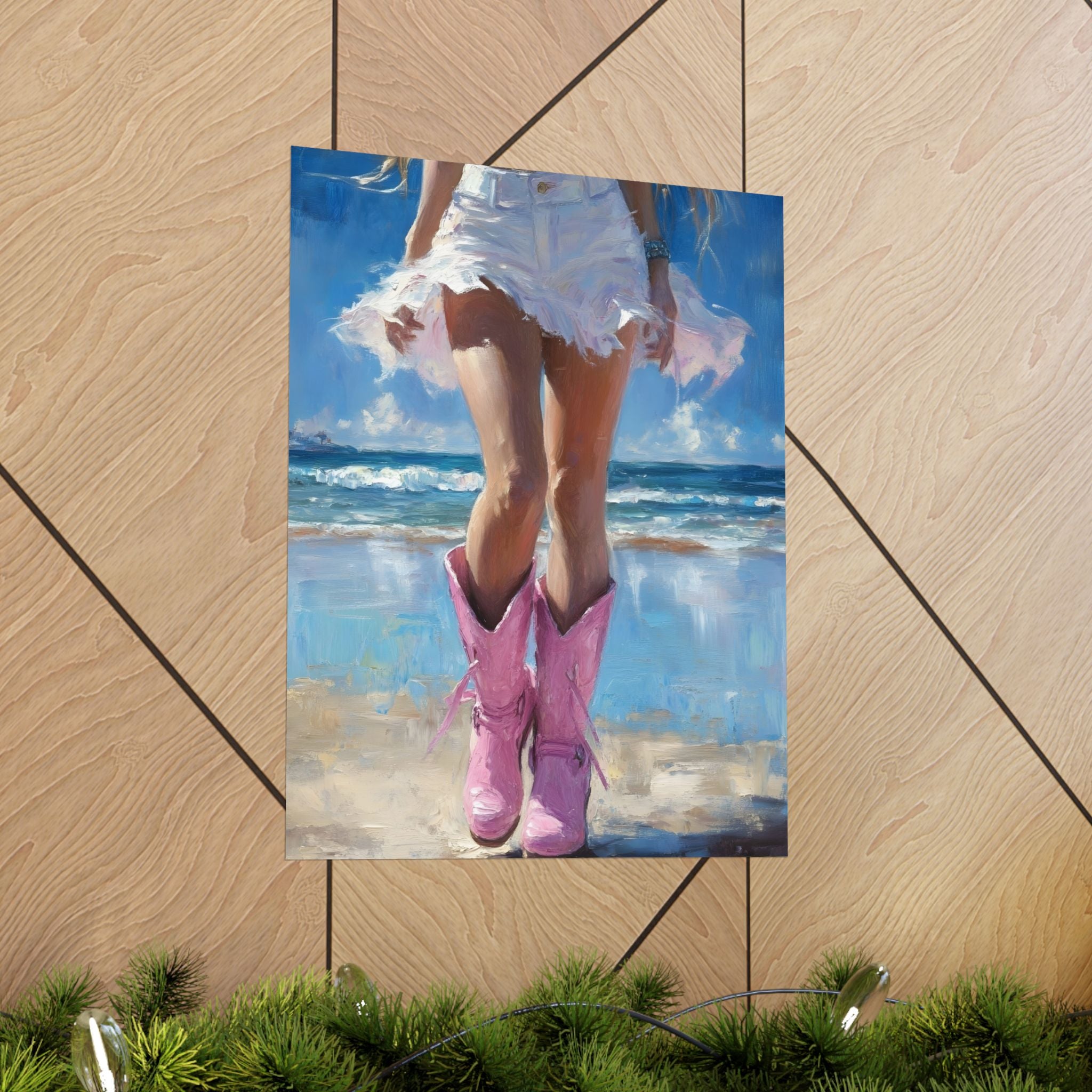 Summer Breeze Art Matte Vertical Poster —  Wall Art