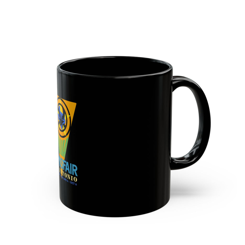 Hemsfair San Antonio Logo Retro Black Mug (11oz, 15oz)