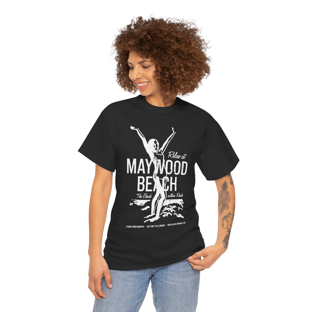 Beach Vibes Unisex Tee - 'Maywood Beach' Design