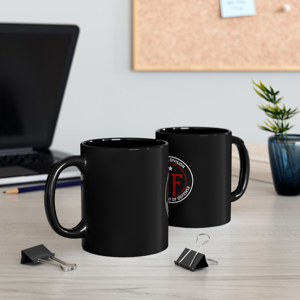 Fringe Division Logo Retro Black Mug (11oz, 15oz)