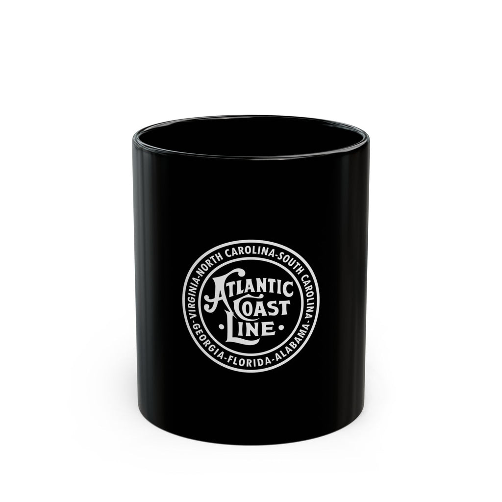 Atlantic Coast Line Retro Logo Black Mug (11oz, 15oz)
