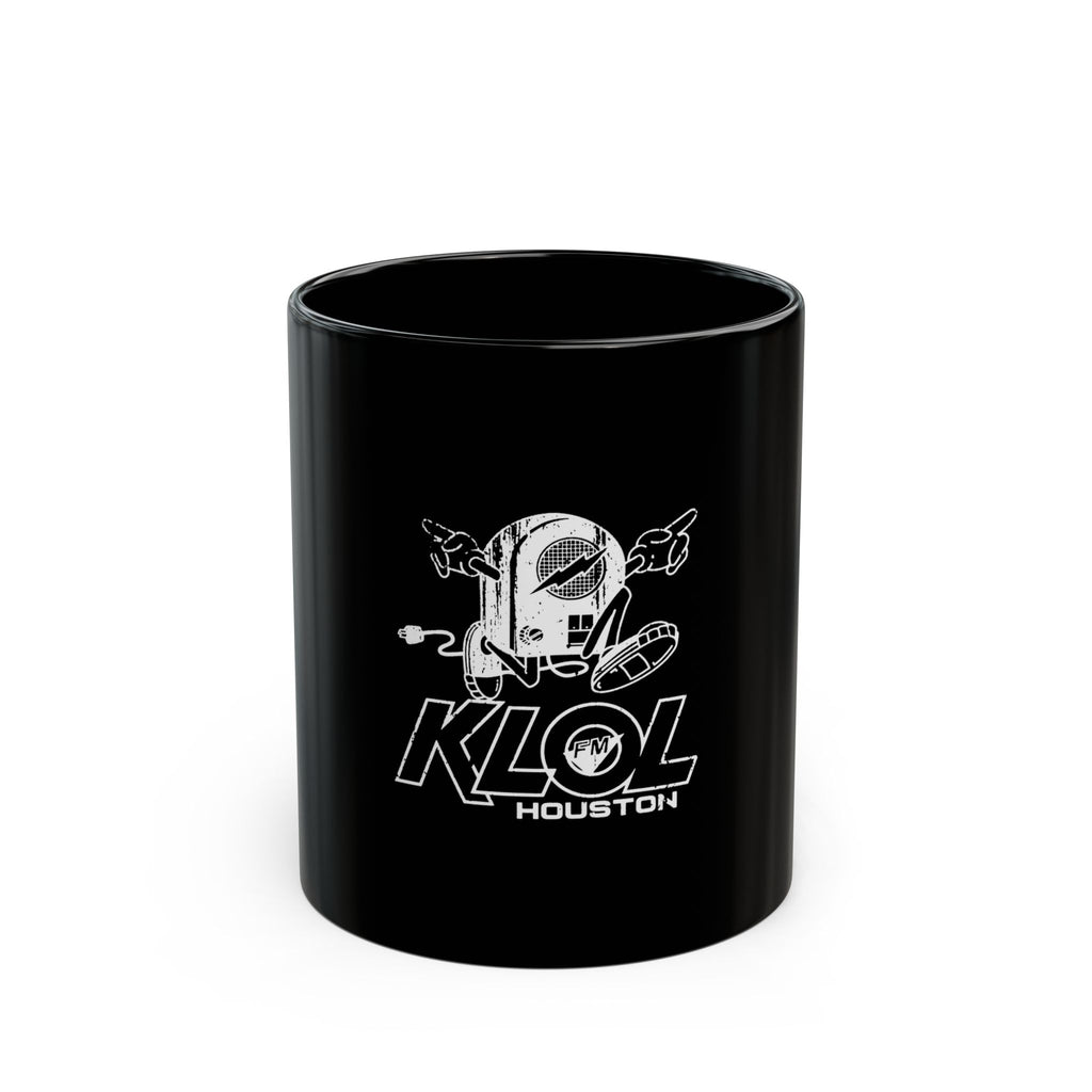 KLOL Retro Logo Black Mug (11oz, 15oz)