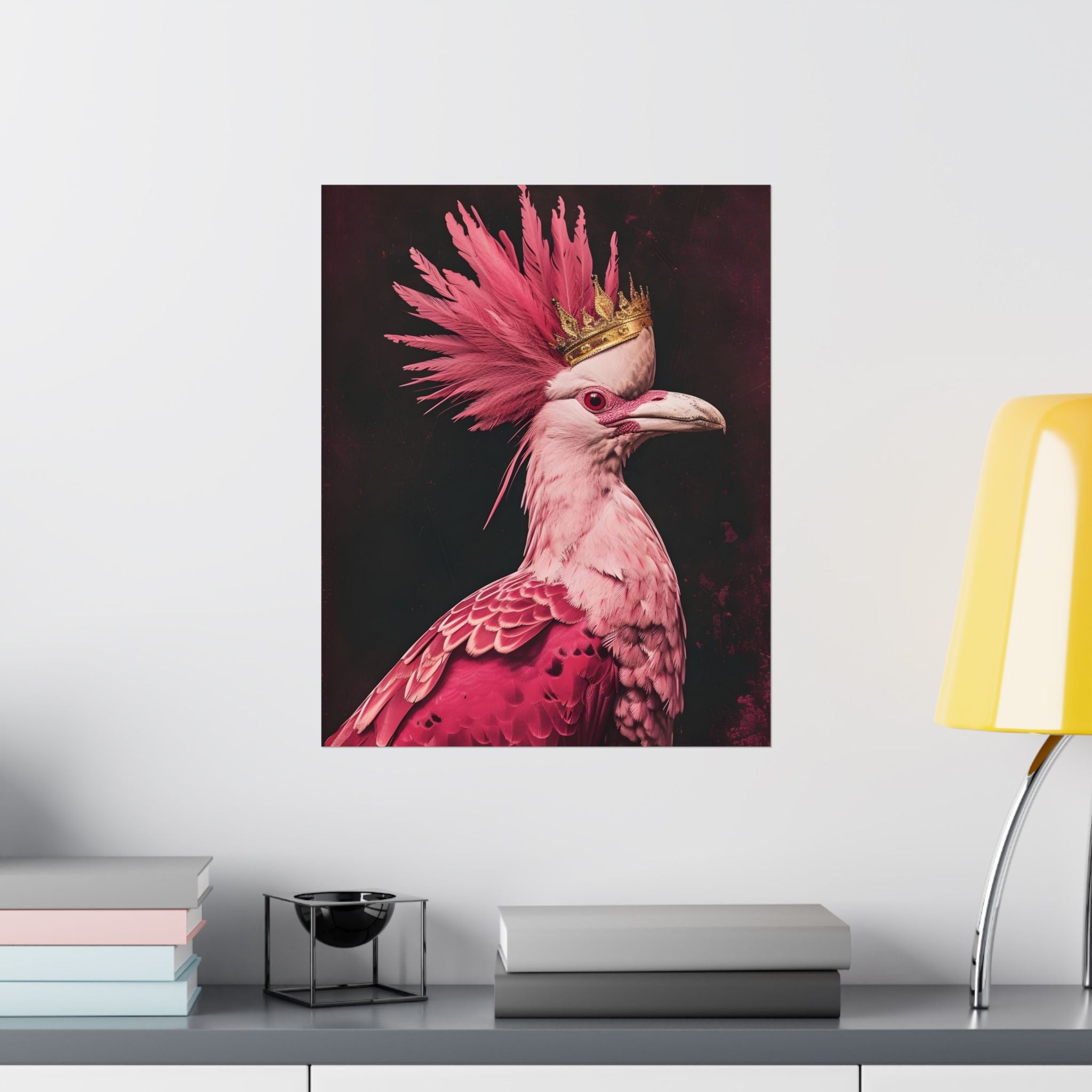 Pink Majesty Matte Vertical Poster — Wall Art