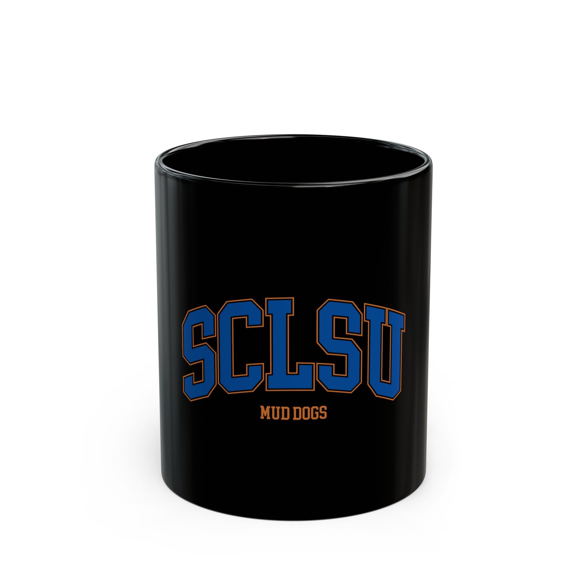SCLSU Logo Retro Black Mug (11oz, 15oz)