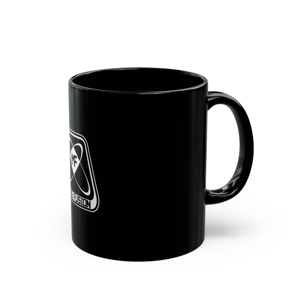 Mass Fusion Logo Retro Black Mug (11oz, 15oz)