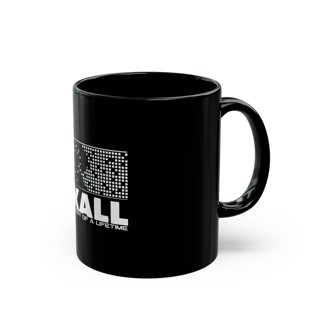Rekall Retro Logo Black Mug (11oz, 15oz)