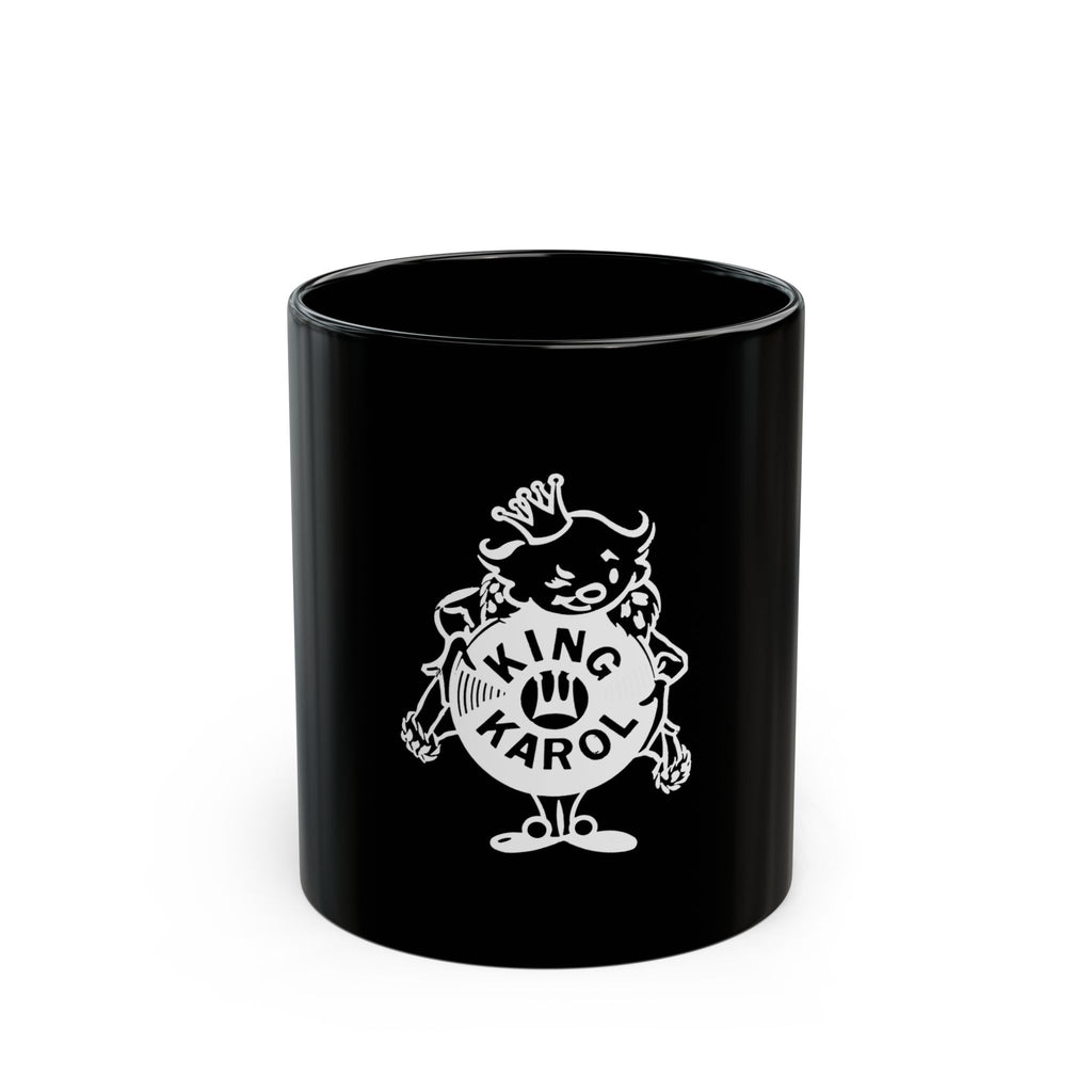 King Karol Logo Retro Black Mug (11oz, 15oz)