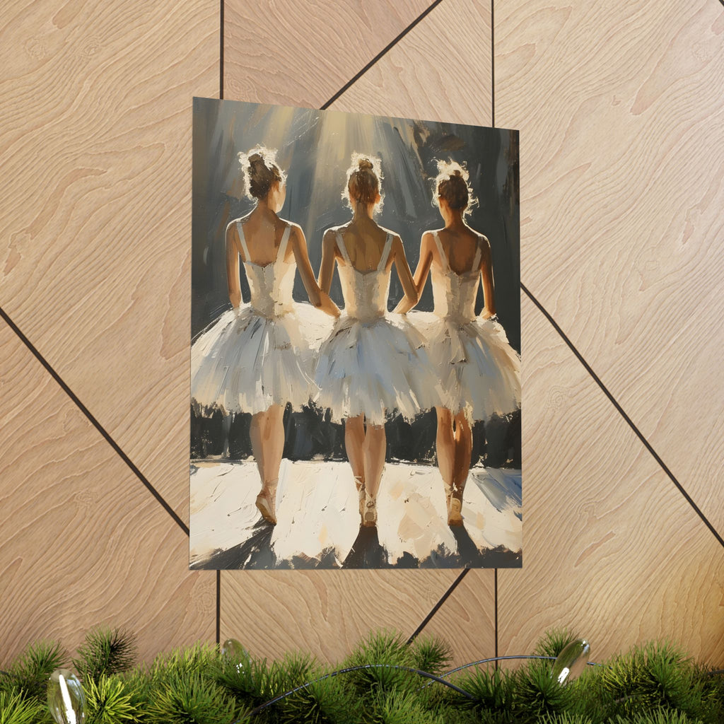 Dancers in the Light Art Matte Vertical Poster —  Wall Art