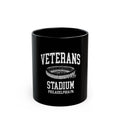 Veterans Stadium Retro Logo Retro Black Mug (11oz, 15oz)