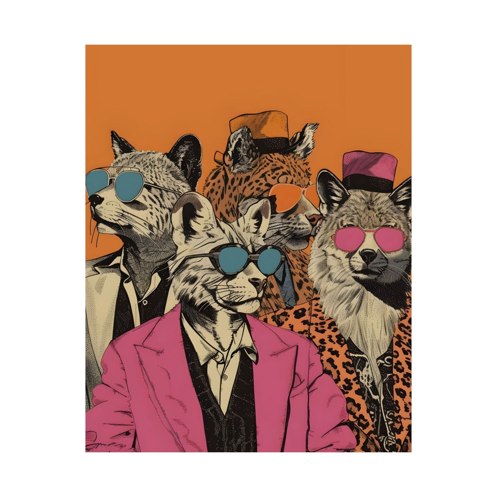The Feline Funk Society Matte Vertical Poster — Wall Art