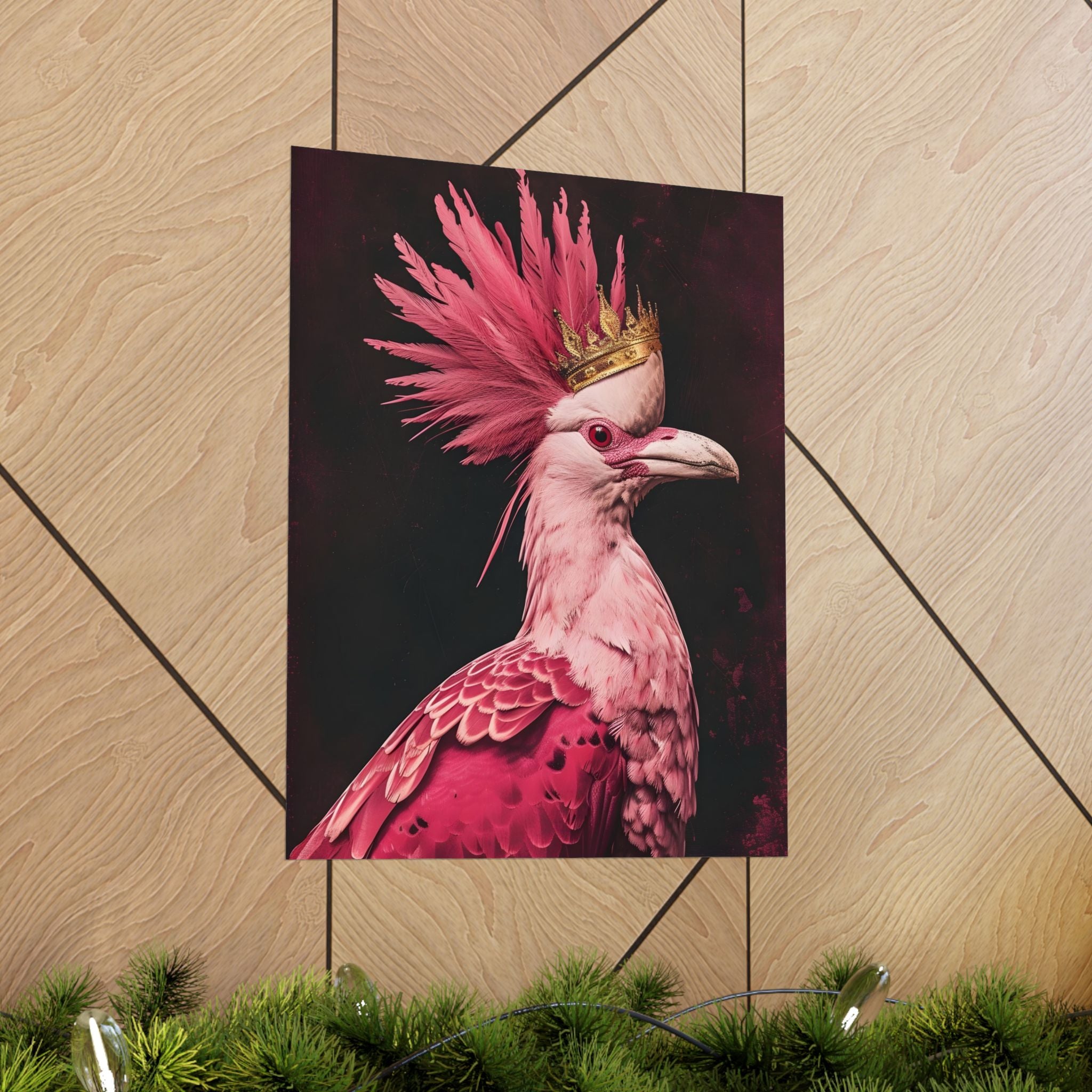 Pink Majesty Matte Vertical Poster — Wall Art