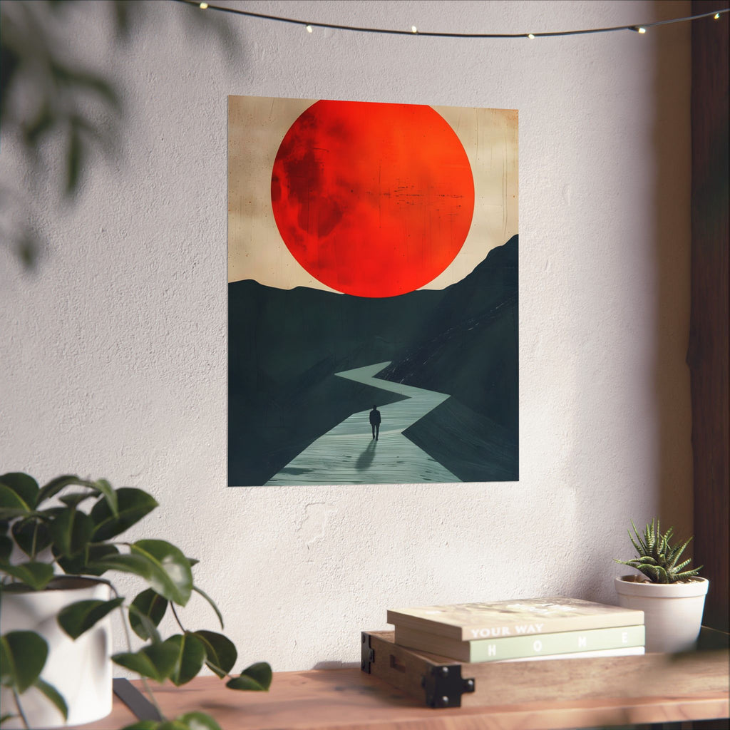 Where the Sun Weighs Heavy Matte Vertical Poster — Wall Art