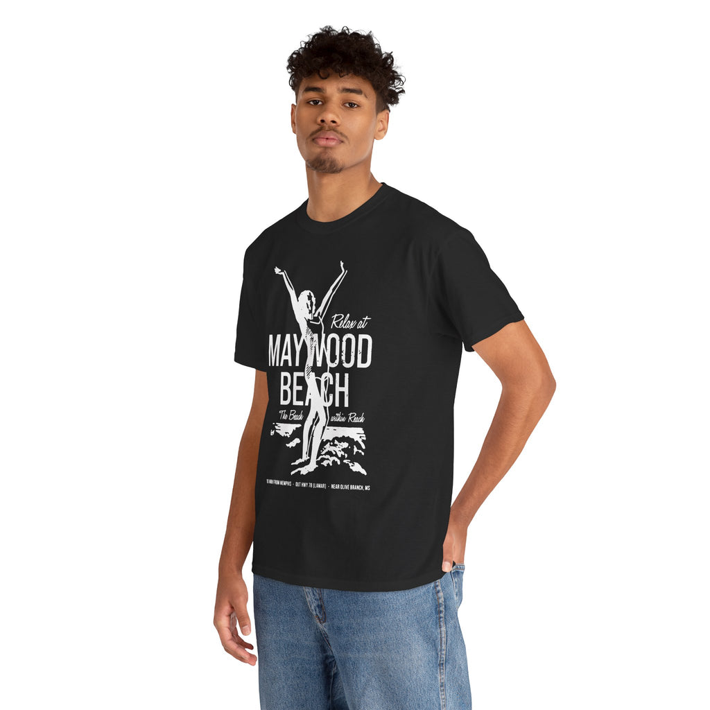 Beach Vibes Unisex Tee - 'Maywood Beach' Design