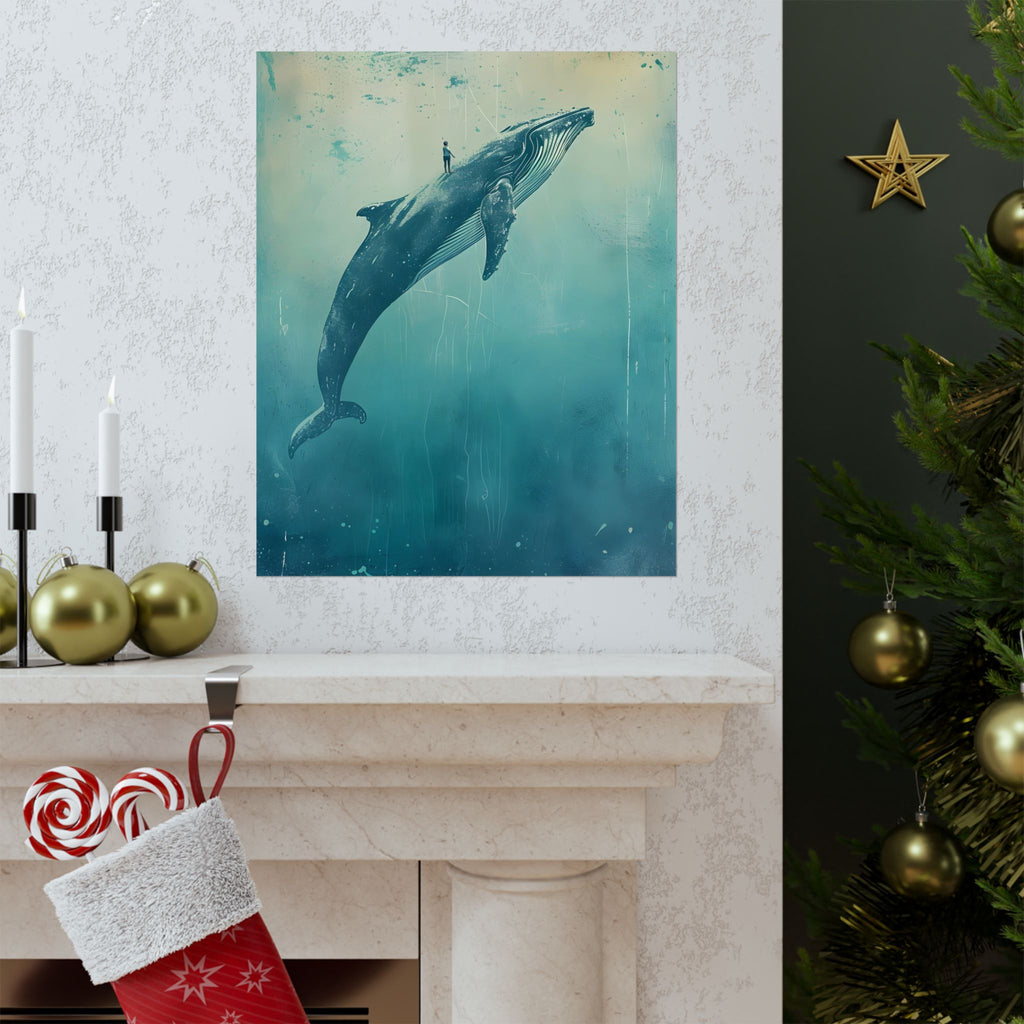 Where Giants Carry Our Quiet Thoughts Matte Vertical Poster — Wall Art