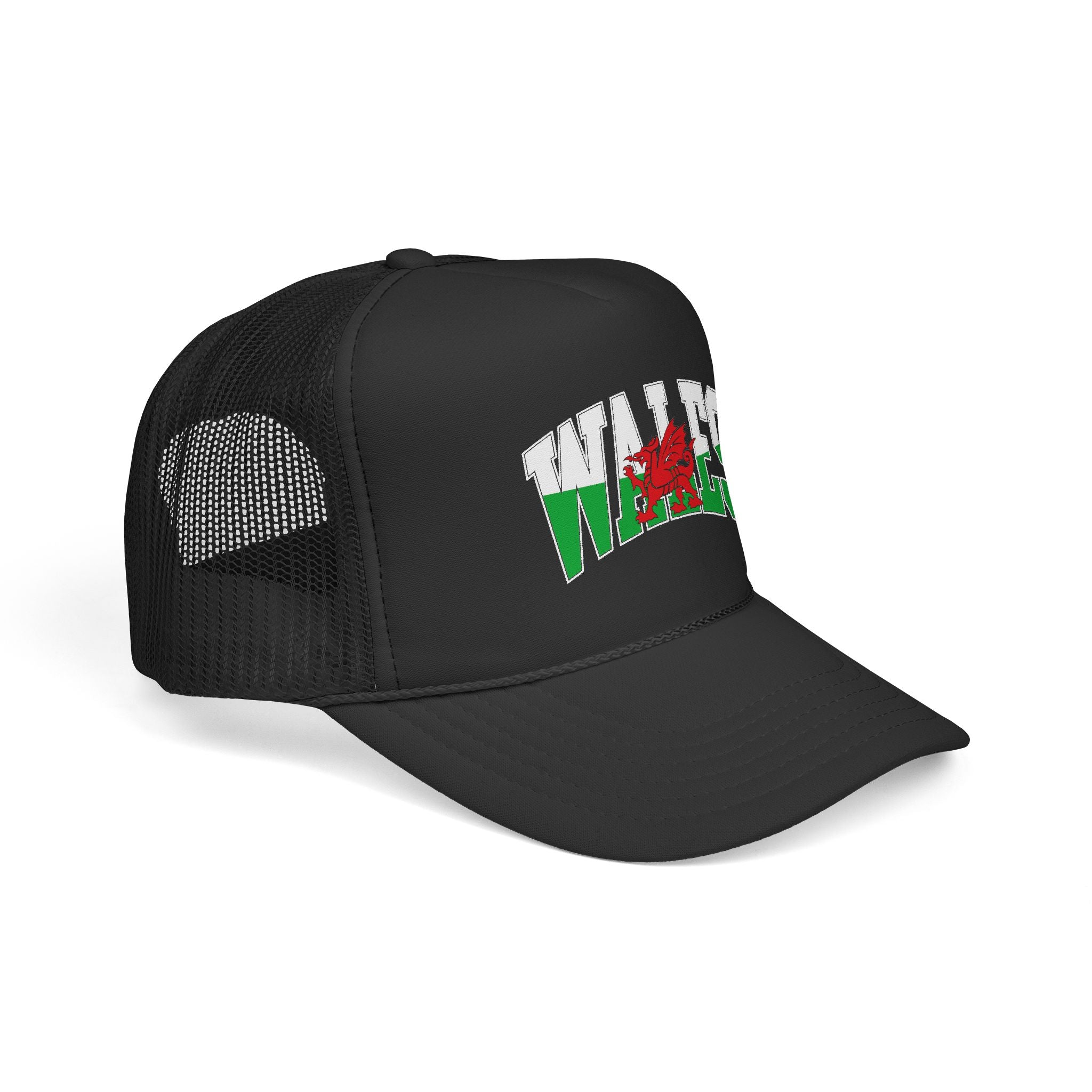 Wales Retro Logo – Vintage Arch Logo Mesh Hat