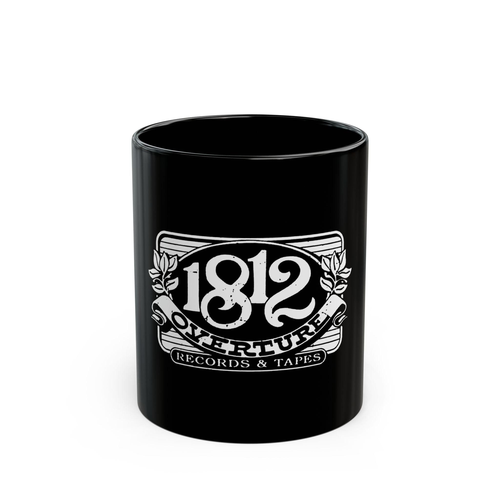 1812 Overture Record Logo  Black Mug (11oz, 15oz)
