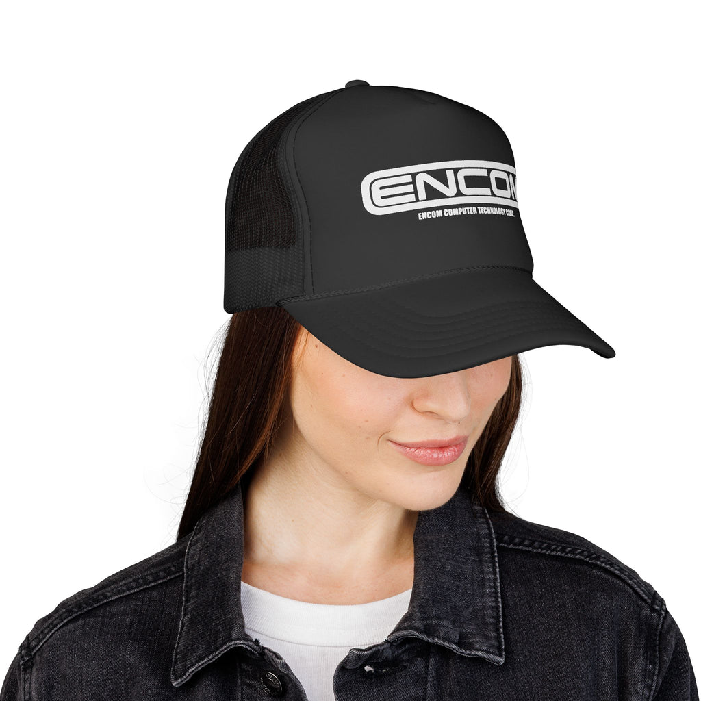 Encom Computer Logo – Vintage Arch Logo Mesh Hat