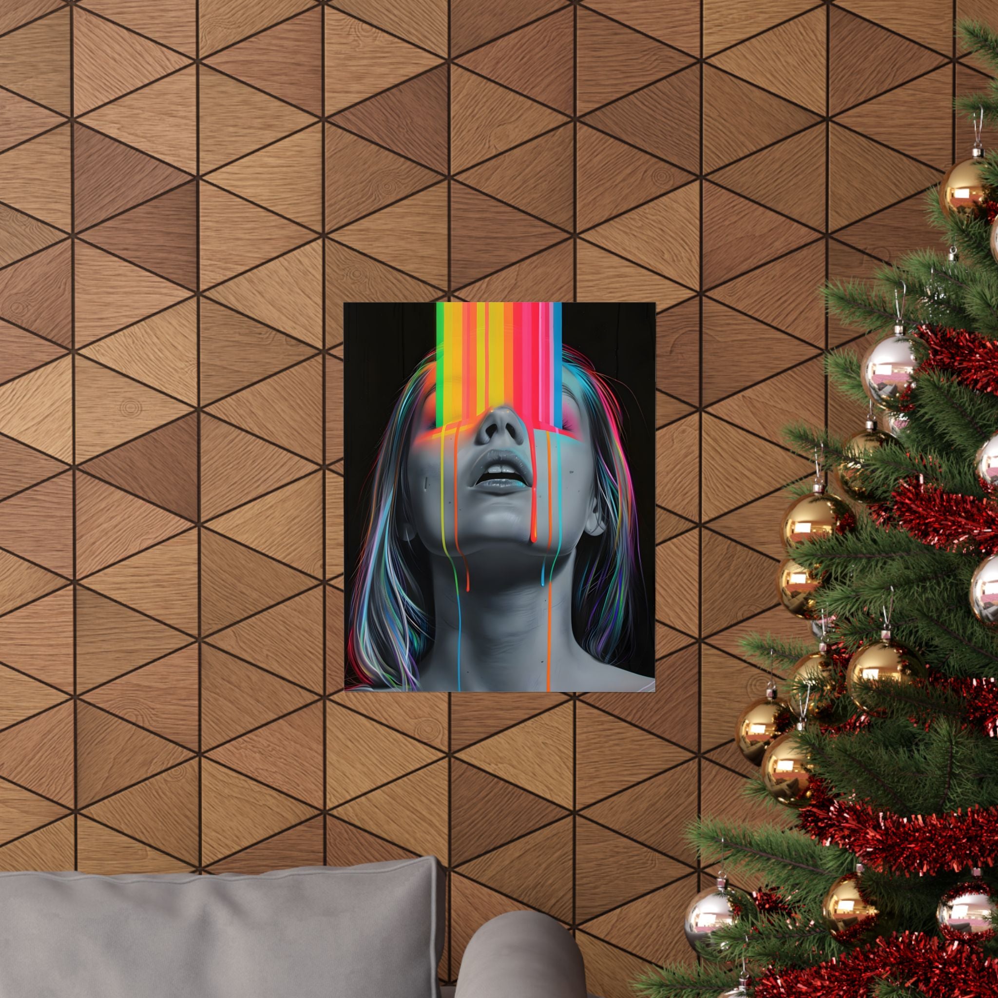 When Colors Become Conscious Matte Vertical Poster — Wall Art