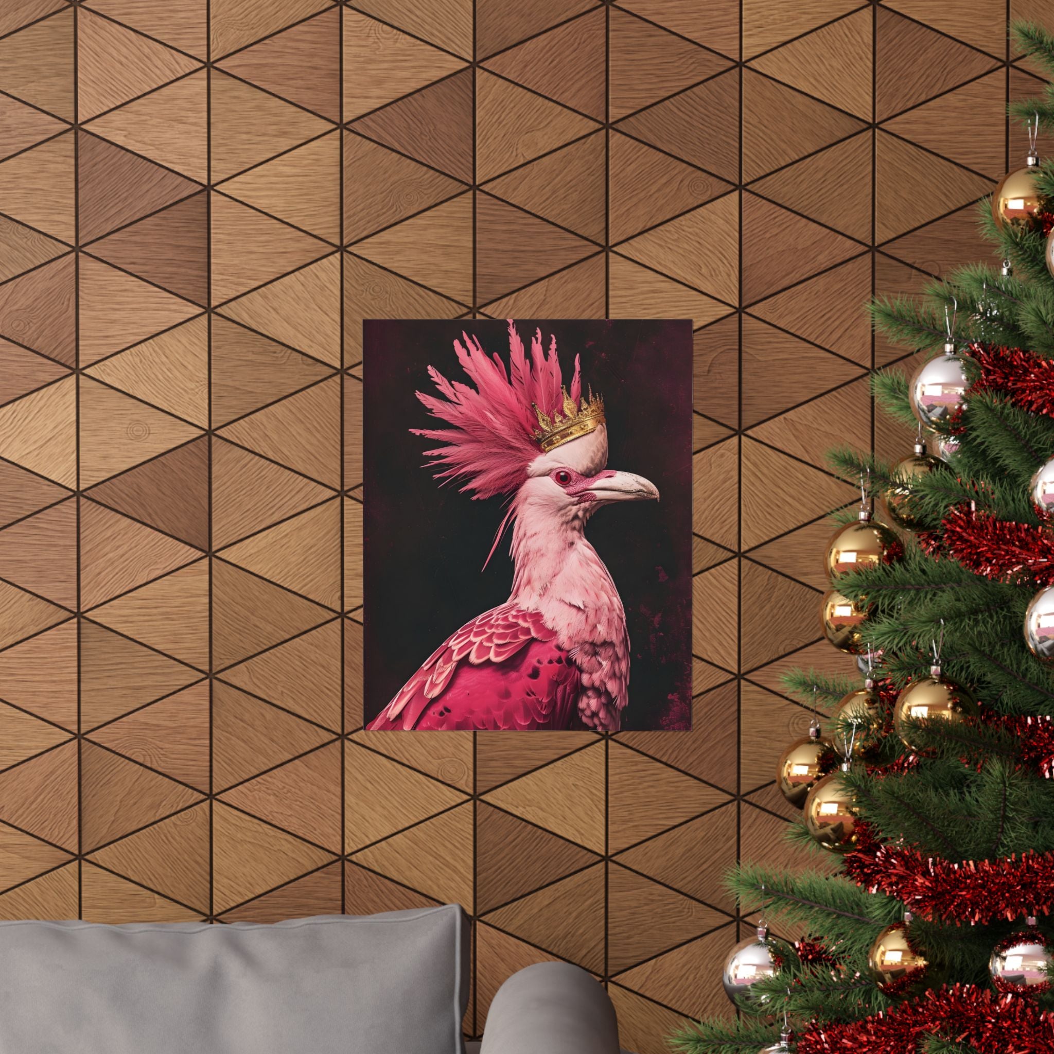 Pink Majesty Matte Vertical Poster — Wall Art