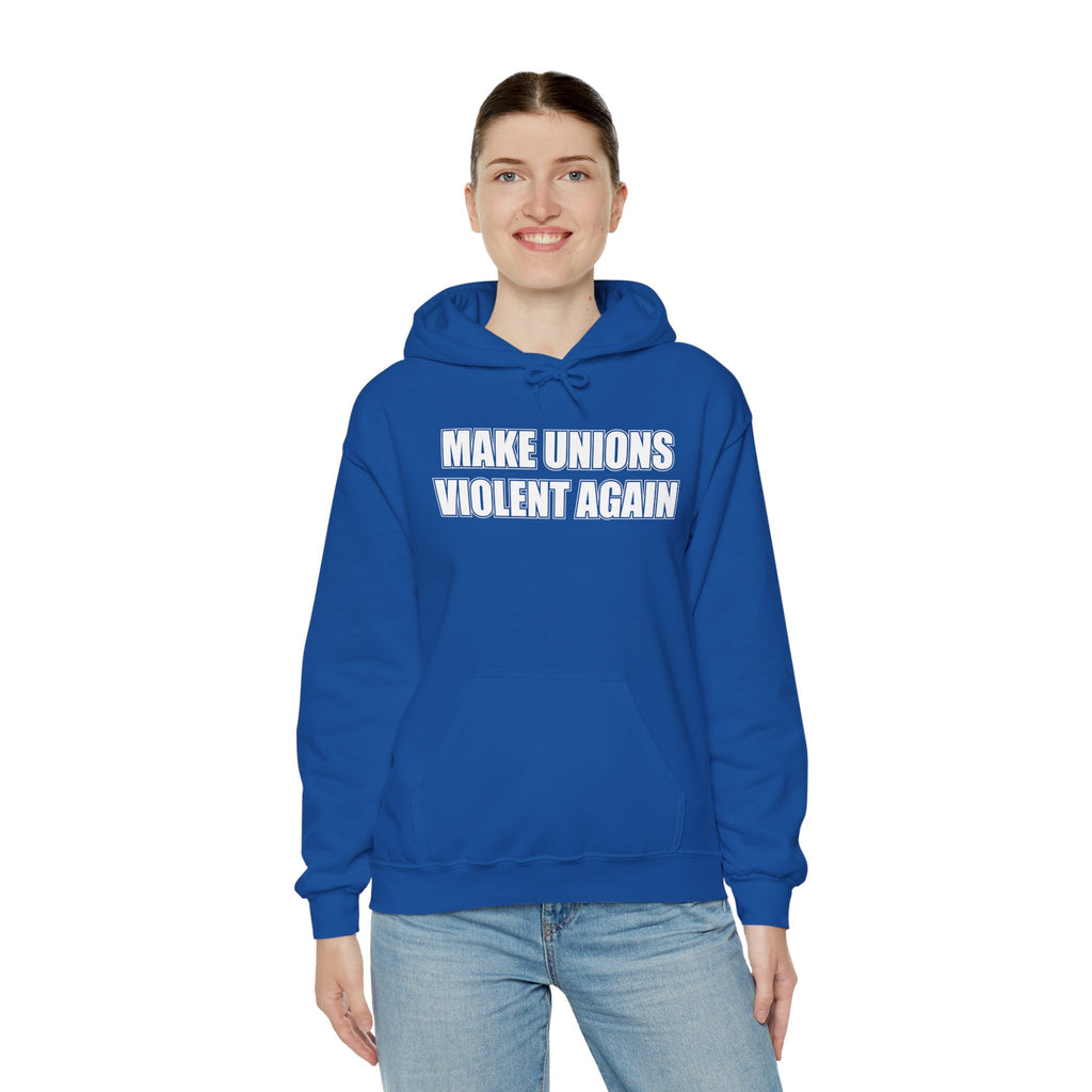 Make Unions Violent Again Retro Logo — Bold City Pride Pullover