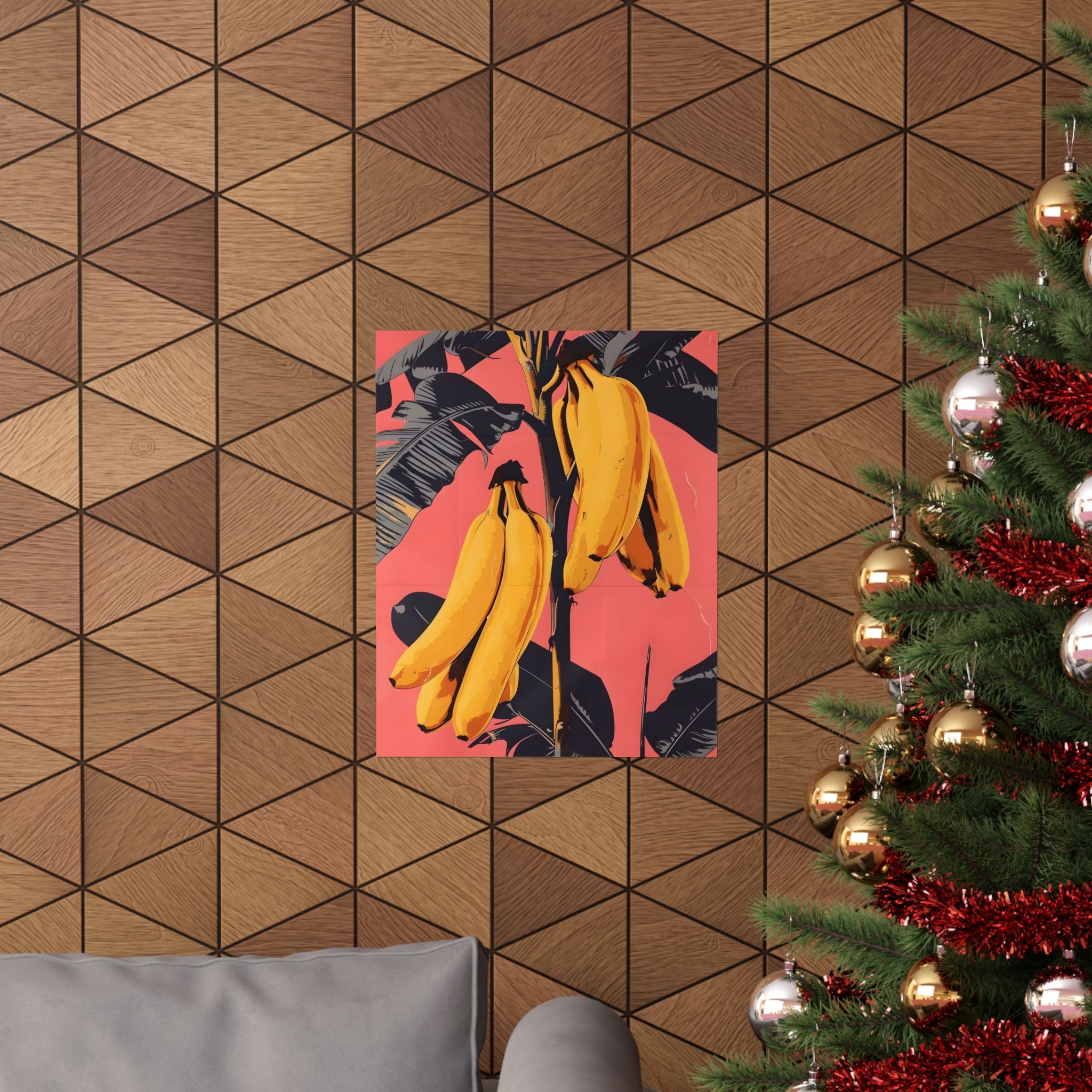 Pop Banana Matte Vertical Poster — Wall Art