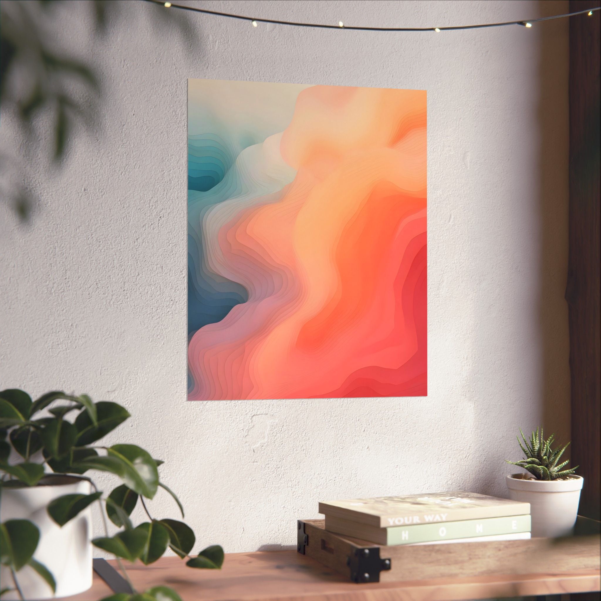 Echoes of Warm Winds Matte Vertical Poster — Wall Art