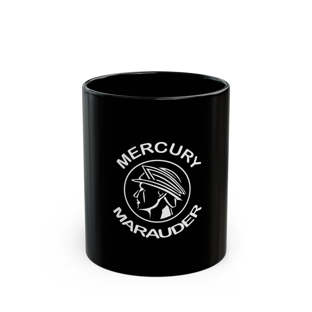 Mercury Marauder Logo Retro Black Mug (11oz, 15oz)